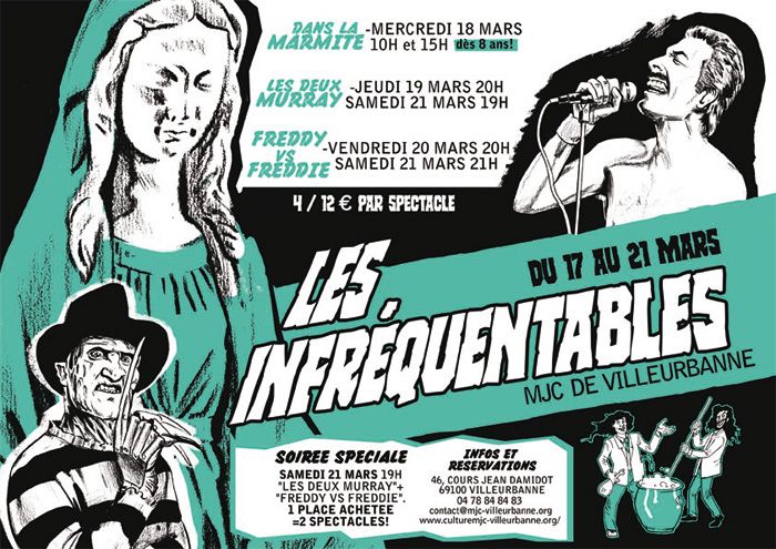 affiche les Infréquentables Villeurbanne